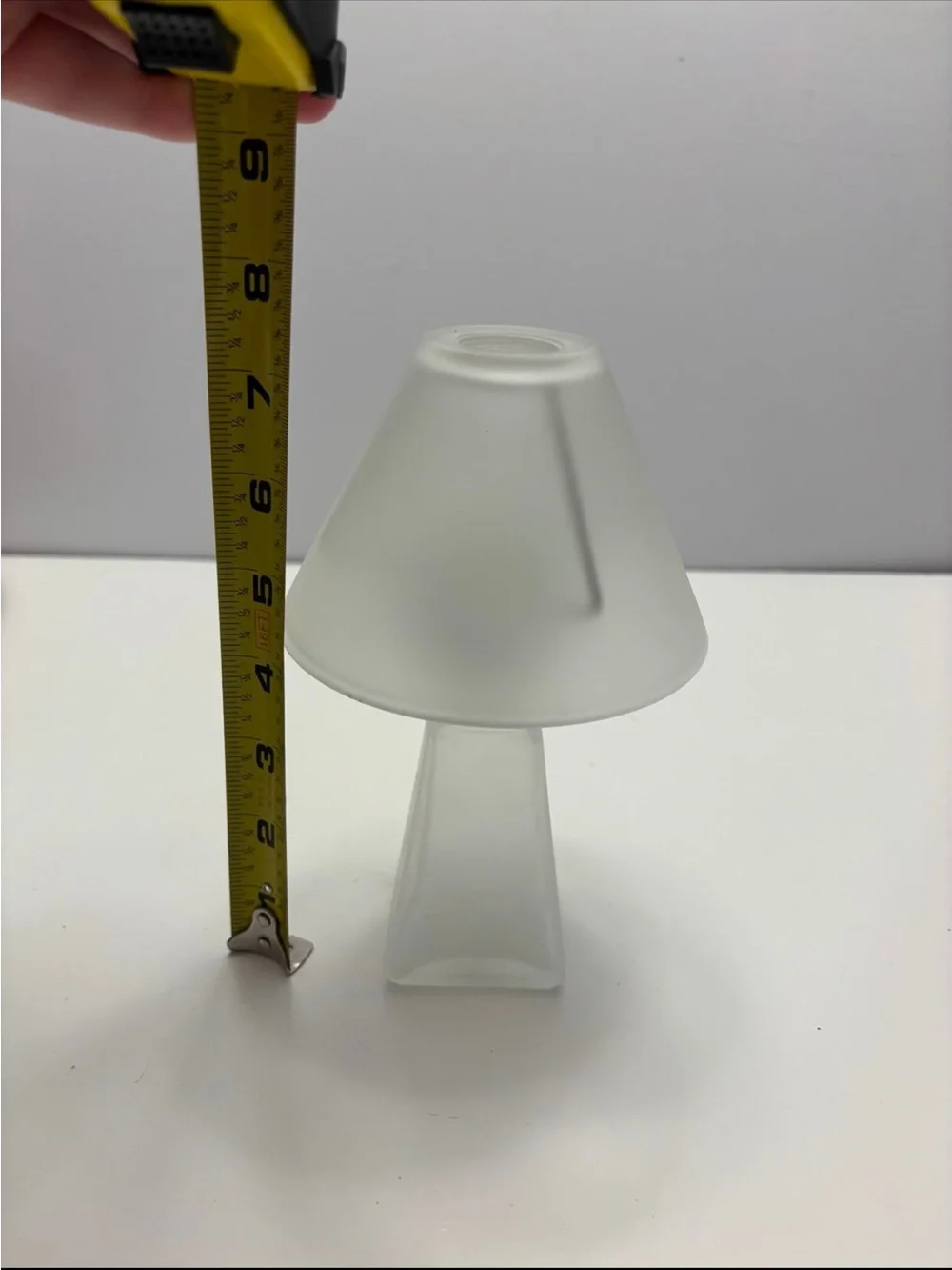 New with box PROVO CRAFT Frosted Glass Lamp Kit - Unpainted